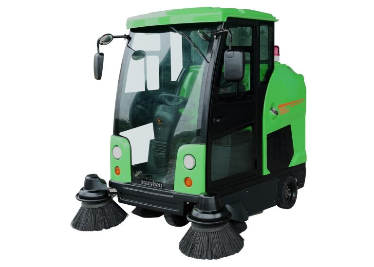 JAC DQS19C Enclosed Electric Ride-On Floor Sweeper